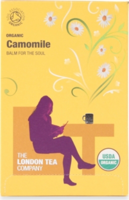 LONDON TEA Organic Camomile tea sachets 40g