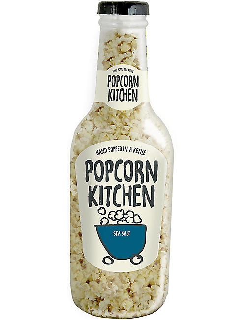 POPCORN KITCHEN: Sea Salt giant money box bottle popcorn 350g