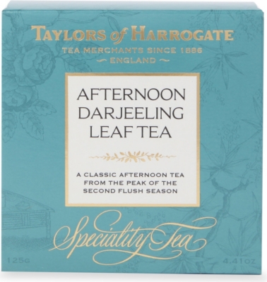 TAYLORS OF HARROGATE Afternoon Darjeeling loose leaf tea 125g