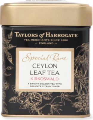 TAYLORS OF HARROGATE Special Rare Ceylon loose leaf tea caddy 125g