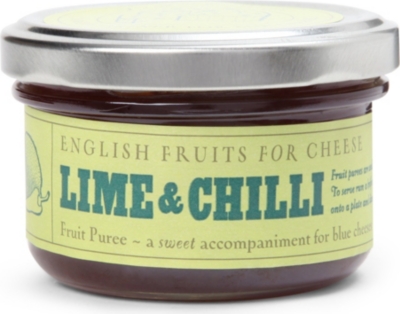 THE FINE CHEESE CO Lime and Chilli fruit puree 113g