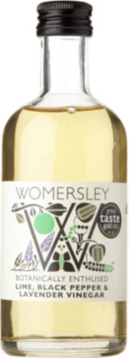 WOMERSLEY Lime, Black Pepper and Lavender vinegar 250ml