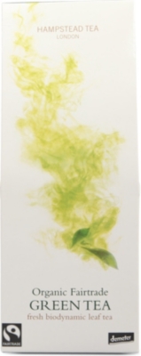 HAMPSTEAD TEA Green loose leaf organic tea pouch 125g