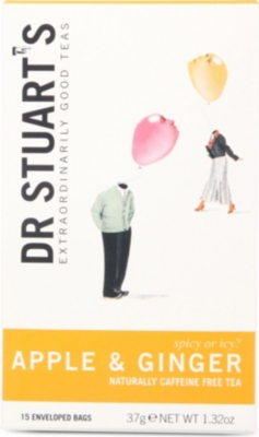 DR STUART'S Apple and Ginger teabags 37g