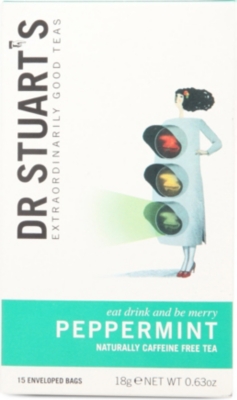 DR STUART'S Peppermint teabags 18g