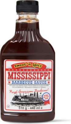 MISSISSIPPI BARBECUE SAUCE Sweet 'n Spicy barbecue sauce 440ml