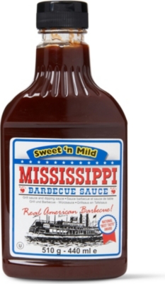MISSISSIPPI BARBECUE SAUCE Sweet 'n Mild barbecue sauce 440ml