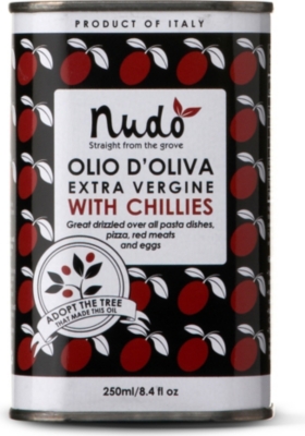 NUDO Olive oil with chillies 250ml