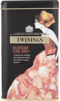 TWININGS Blossom Earl Grey limited edition tea bags tin 40g