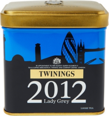 TWININGS London Skyline Lady Grey loose tea caddy 100g