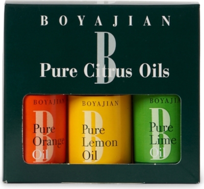 BOYAJIAN Three citrus oils gift pack 90ml