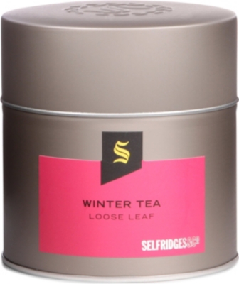SELFRIDGES SELECTION Winter Tea loose leaf tea tin 125g