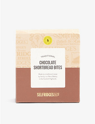 SELFRIDGES SELECTION: Chocolate shortbread mini bites 100g
