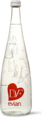 EVIAN Limited Edition DVF bottle 750ml