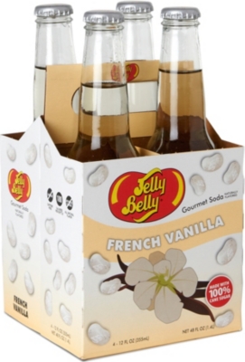 JELLY BELLY Pack of four French Vanilla soft drinks 355ml