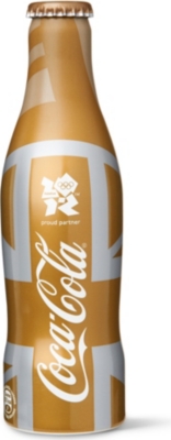 COCA-COLA Exclusive limited edition Gold Olympics Coca-Cola bottle 250ml