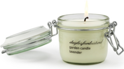 DAYLESFORD Lavender medium kilner jar garden candle