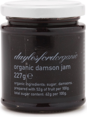DAYLESFORD Organic damson jam 227g