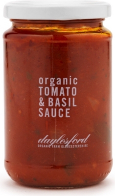 DAYLESFORD Organic tomato and basil pasta sauce 280g