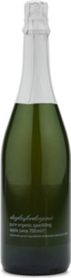 DAYLESFORD Organic sparkling apple juice 750ml