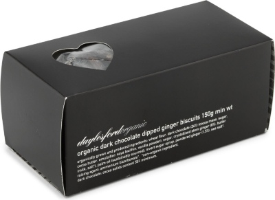 DAYLESFORD Organic chocolate ginger biscuits 150g
