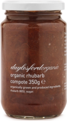 DAYLESFORD Organic rhubarb compote 350g
