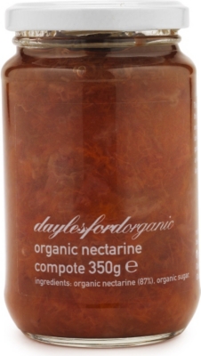 DAYLESFORD Organic nectarine compote 350g