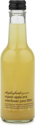 DAYLESFORD Organic apple & elderflower juice 250ml