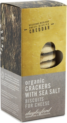 DAYLESFORD Organic crackers with sea salt 120g