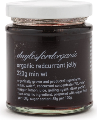 DAYLESFORD Organic redcurrant jelly 220g