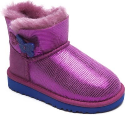UGG Mini Bailey Button Lizard boots sizes UK 5 (kids)- UK 5 (adult)