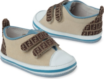 FENDI Double-strap pram shoes 6 months-1 year
