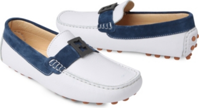 FENDI Logo buckle loafers 8-12 years