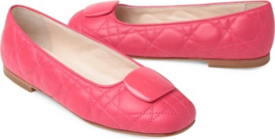 BABY DIOR Quilted ballet shoes 7-9 years