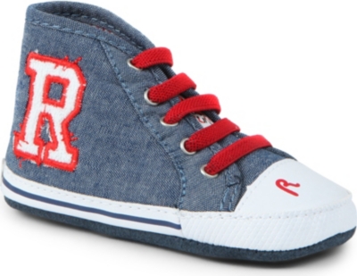 REPLAY Watford pre-walker trainers 6 months-1 year