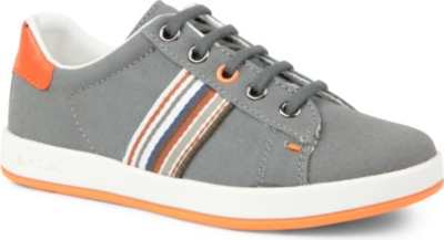PAUL SMITH Lace-up canvas trainers 6-8 years