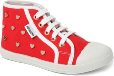 MOSCHINO Heart high-top trainers 2-6 years