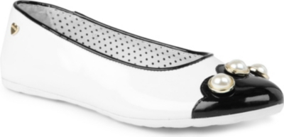 MOSCHINO Two-tone ballet pumps 7-11 years
