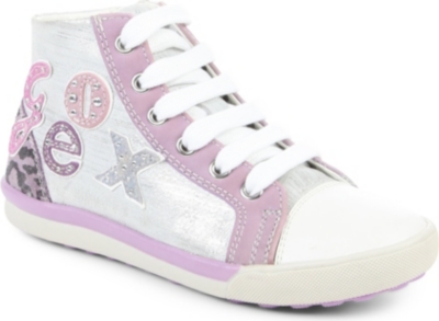 GEOX Embellished high-top trainers 6-8 years