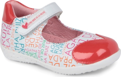 AGATHA RUIZ DE LA PRADA Branded heart bar shoes 1-3 years