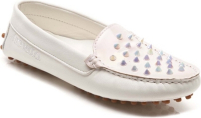 SIMONETTA Studded detail pumps 7-10 years