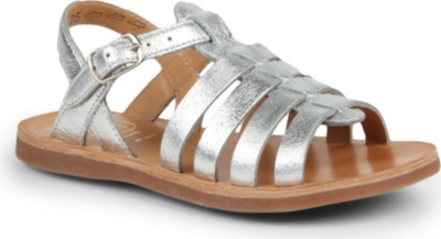 POMP D'API Metallic sandals 4-8 years
