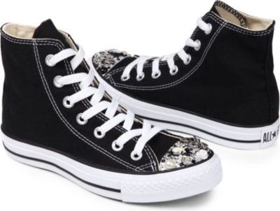 CM COUTURE Embellished high-top trainers 6-10 years