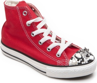 CM COUTURE Embellished high-top trainers 6-10 years