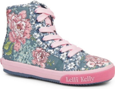 LELLI KELLY Swarovski-embellished high-top trainers 6-10 years