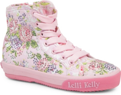 LELLI KELLY Swarovski-embellished high-top trainers 6-10 years