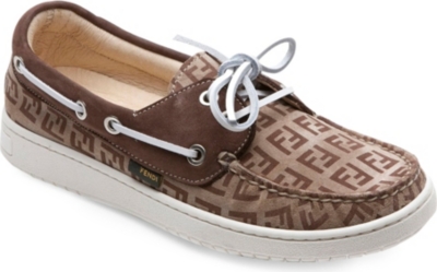 FENDI Lace-up logo loafers 5-10 years