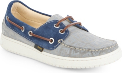 FENDI Lace-up logo loafers 5-10 years
