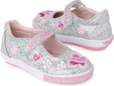 LELLI KELLY Kate Velcro pump 4-9 years (Silver