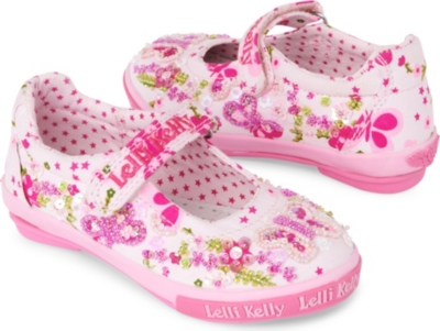 LELLI KELLY Butterfly Dolly shoes 3-9 years (Pink